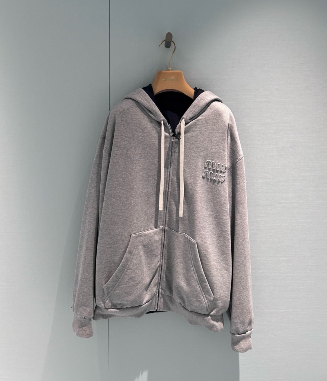 Miumiu Hoodie Zip-up