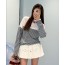 Miumiu 스트라이프 티셔츠