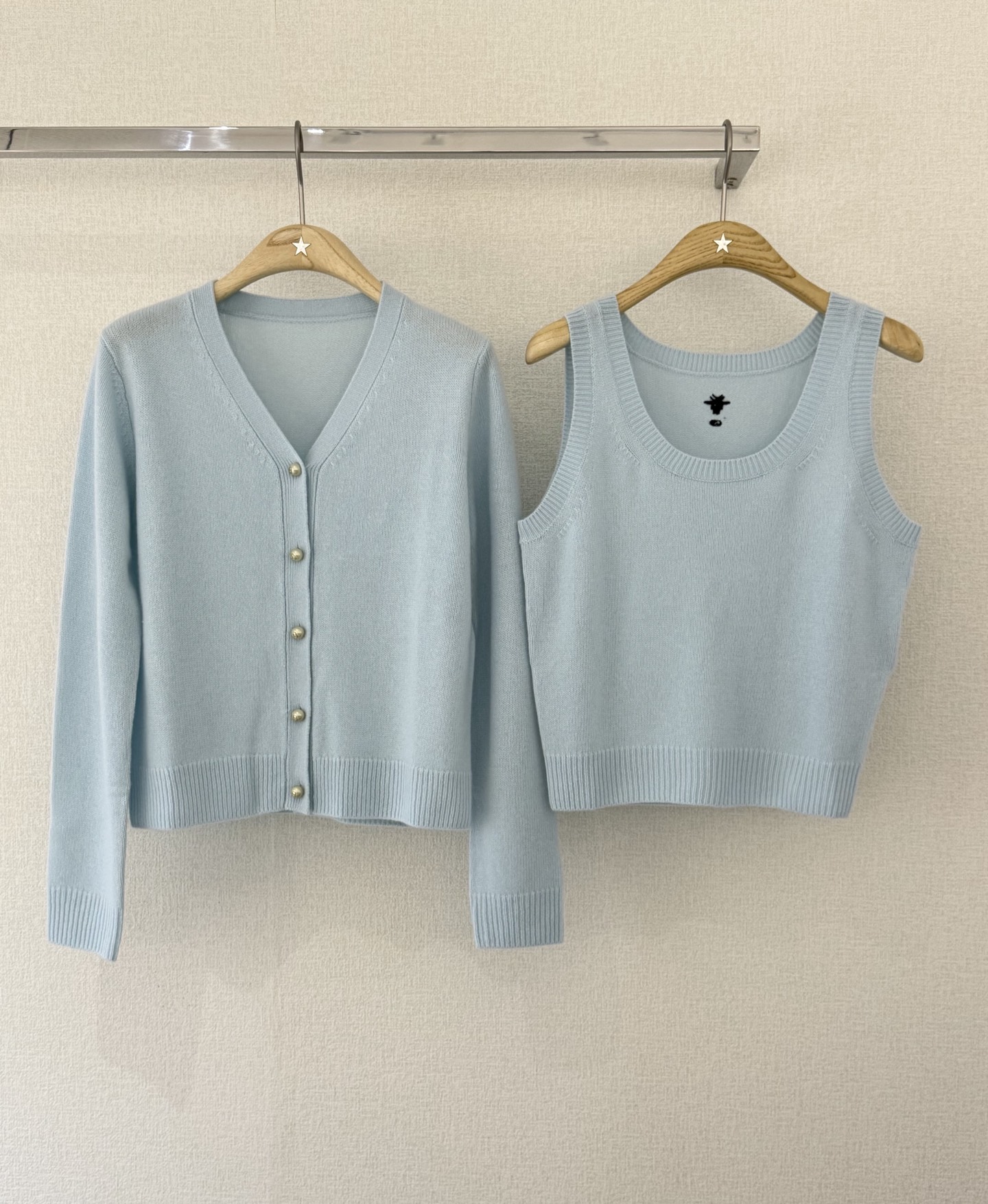 Dior Cashmere Cardigan Set up