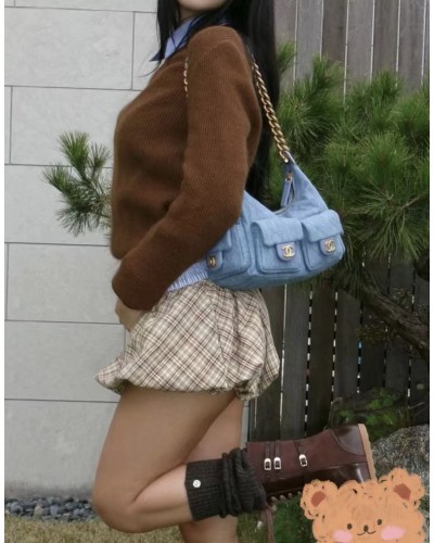 CHANEL 25 Demim Hobo