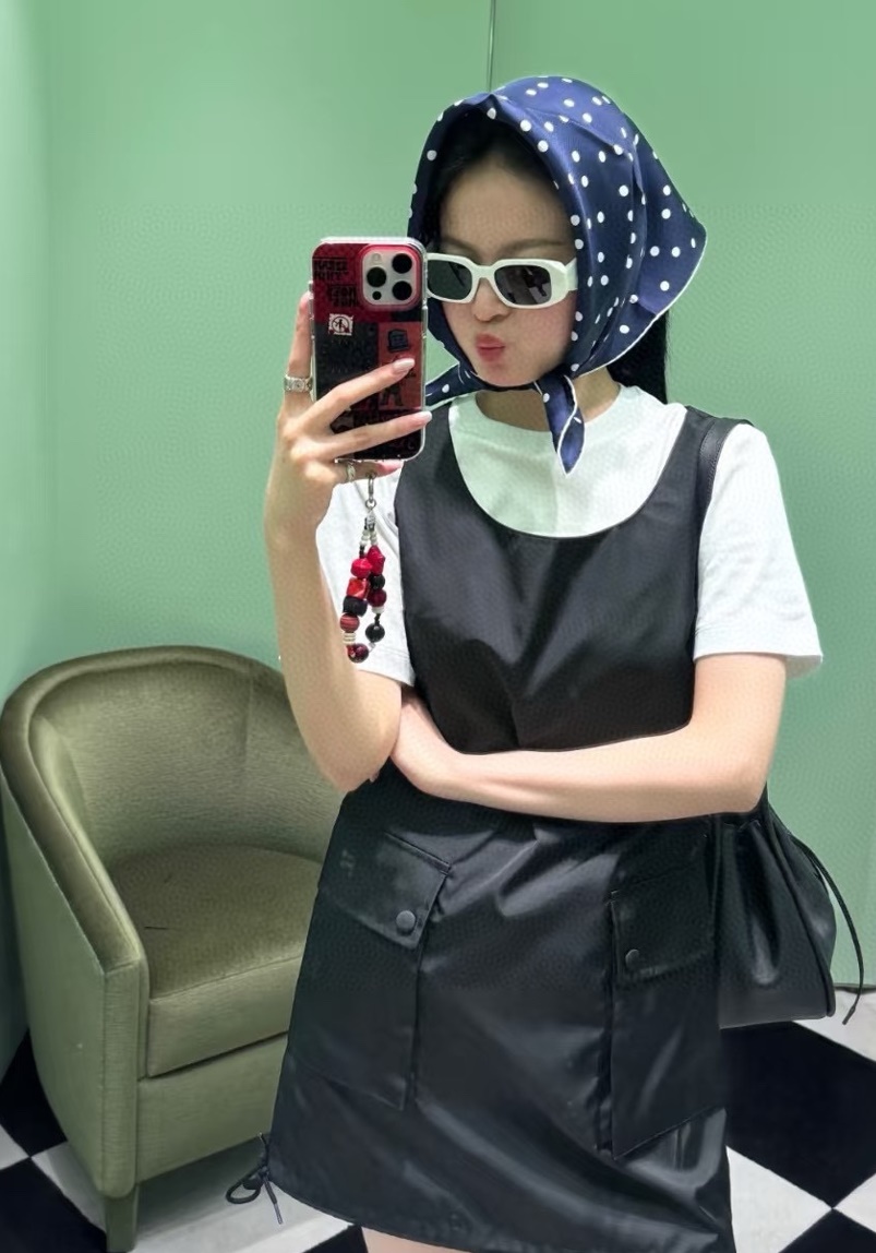 PRADA 프라다 나일론 원피스
