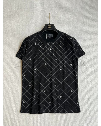 CHANEL CC logo T-shirt