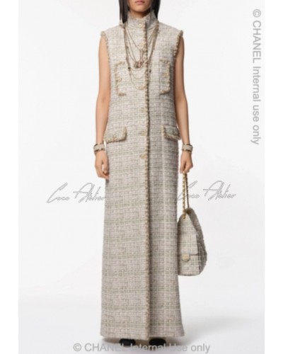 CHANEL Tweed Vest JK