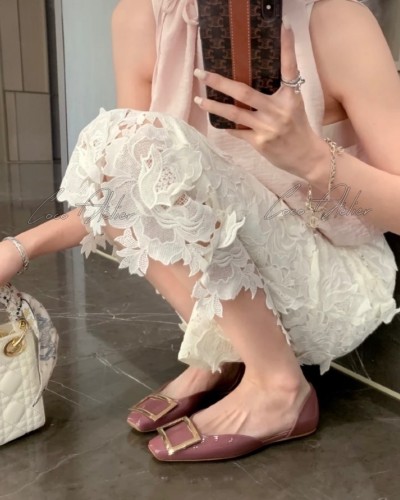 Roger Vivier 로저비비에 트럼펫 발레리나 플랫