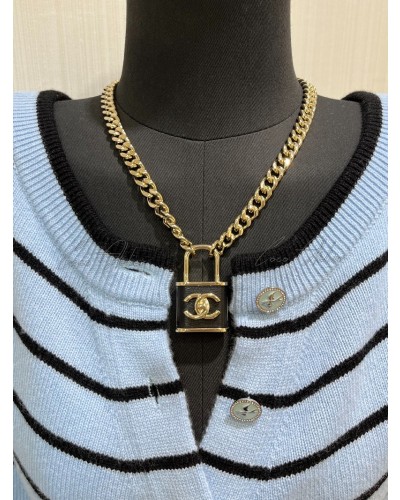 CHANEL CC 자물쇠 이어링&네크리스