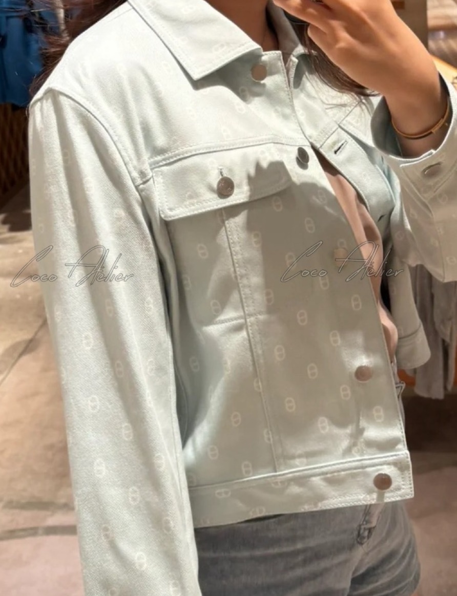 HERMES 에르메스 코튼 자켓