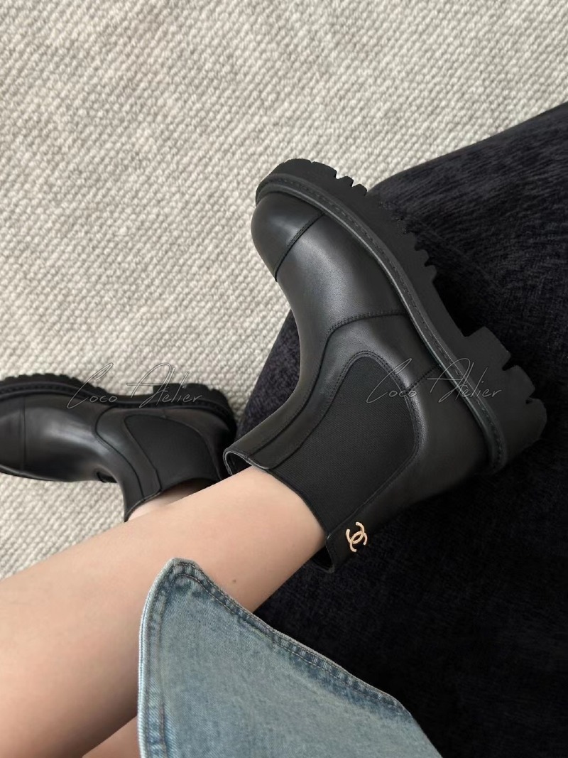 CHANEL 샤넬 앵글 & 롱 부츠
