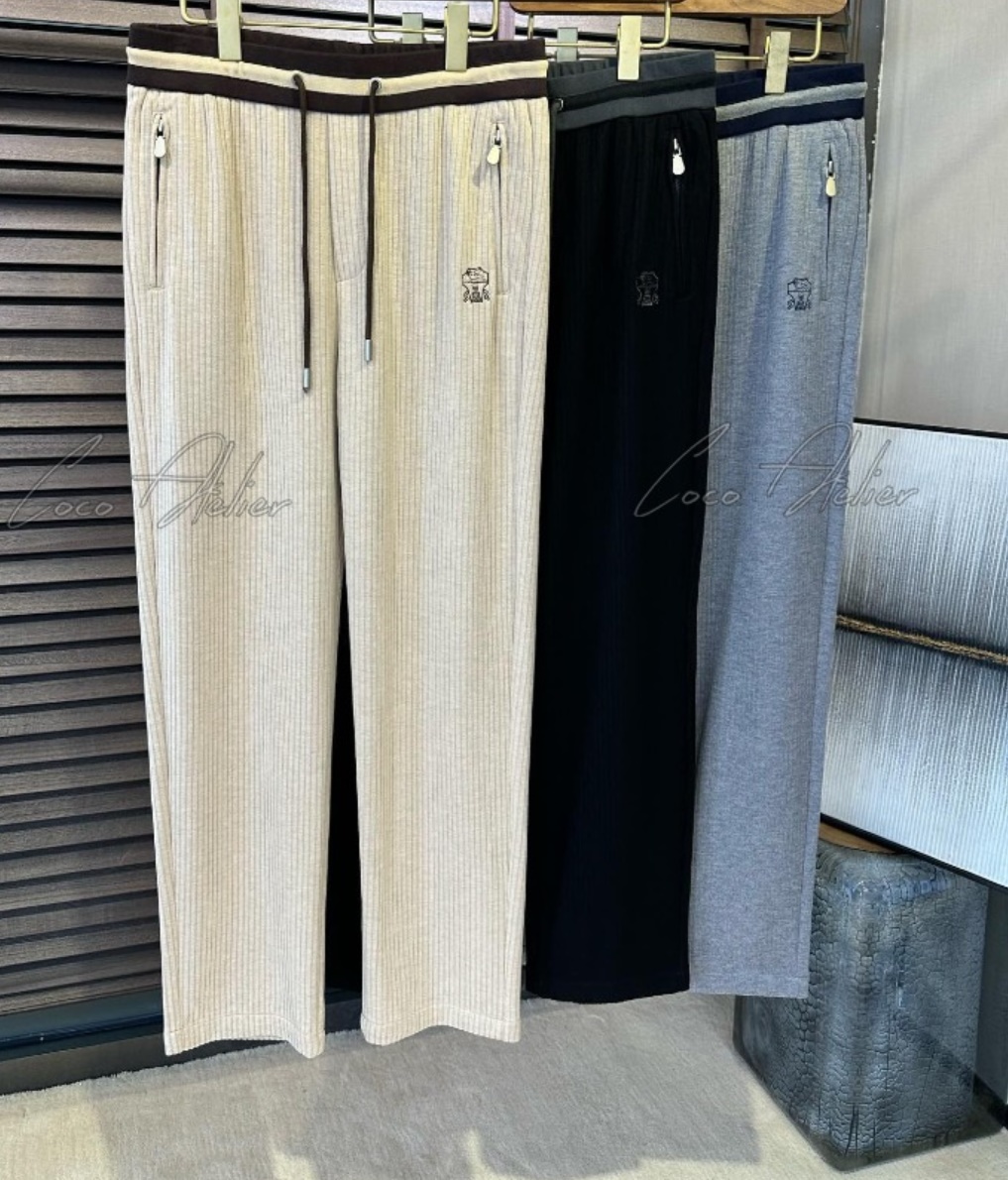 Brunello Cucinelli 브루넬로 고급 스포츠 캐주얼 팬츠 +3color