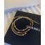 CHANEL 샤넬 cc 로고 체인 벨트