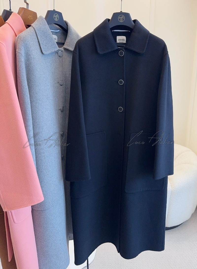 HERMES 에르메스 캐시미어 코트