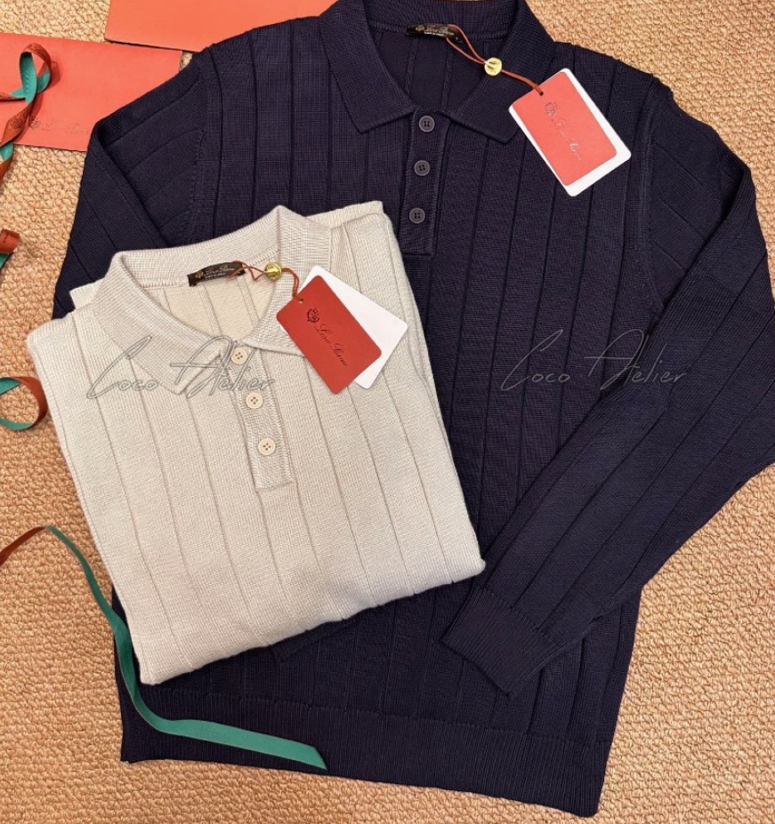 Loro Piana 로로피아나 캐시미어 폴로 니트 (+3Color)