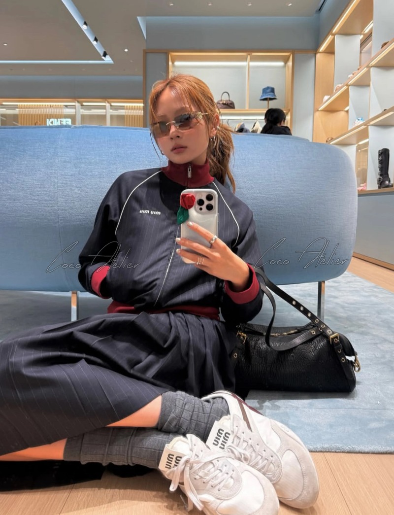 Miumiu 미우미우 블루종 & 스커트