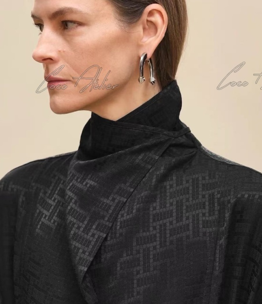 HERMES 에르메스 실크 원피스