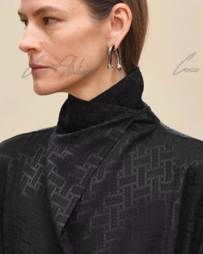 HERMES 에르메스 실크 원피스