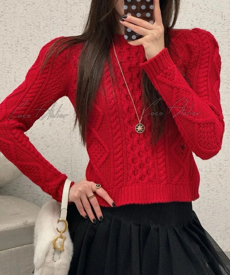 Dior 디올 캐시미어 케이블 니트