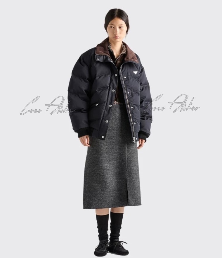 PRADA 프라다 퀼팅 다운 패딩