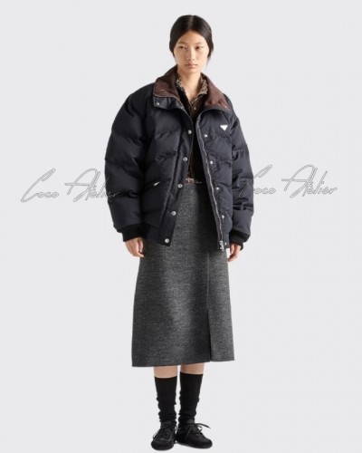 PRADA 프라다 퀼팅 다운 패딩