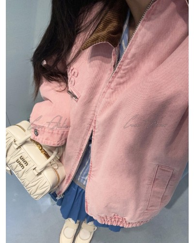 Miumiu 미우미우 로고 코튼 자켓