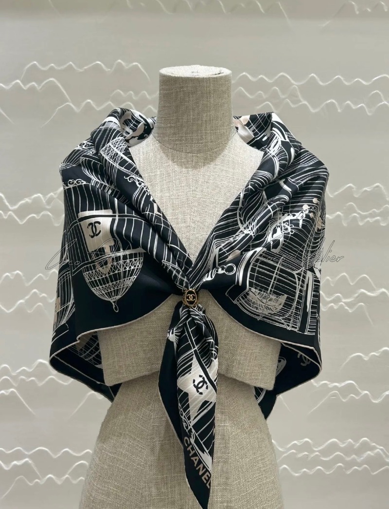 CHANEL 샤넬 스카프