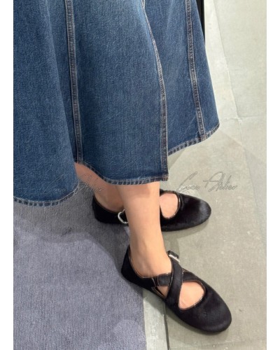 Alaia 알라이아 발레리나 샌들