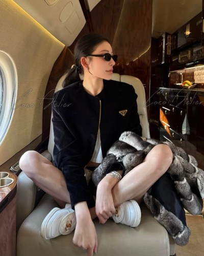 PRADA 프라다 벨벳 자켓