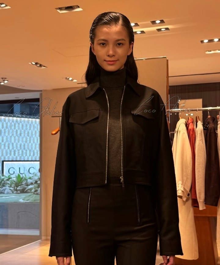 HERMES 에르메스 코튼 자켓