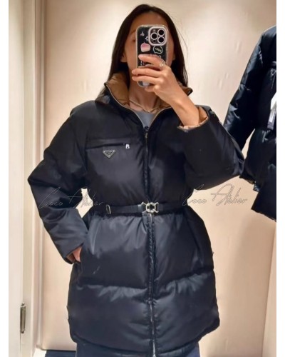 PRADA 프라다 벨트 다운 패딩