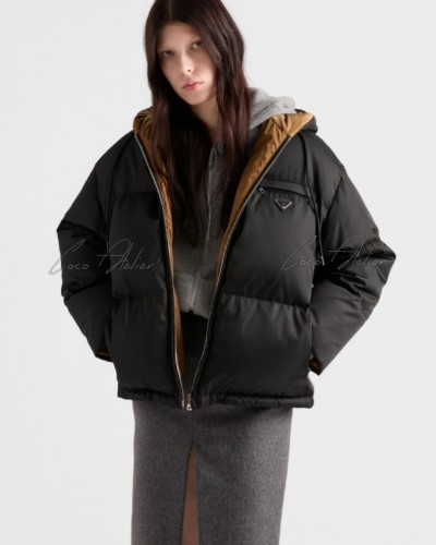 PRADA 프라다 후드 다운 패딩