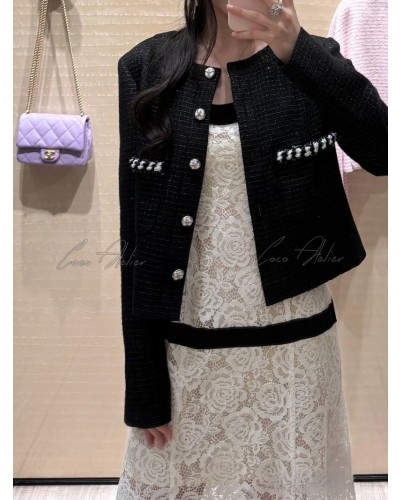 CHANEL 샤넬 트위드 제니 자켓