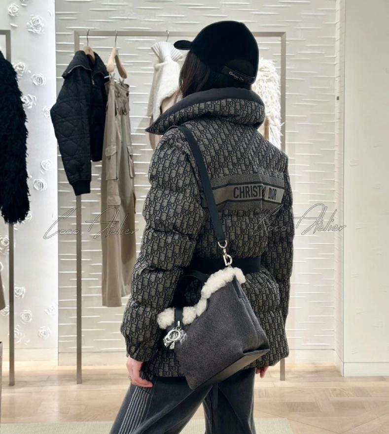 Oblique padded jacket(+2color)