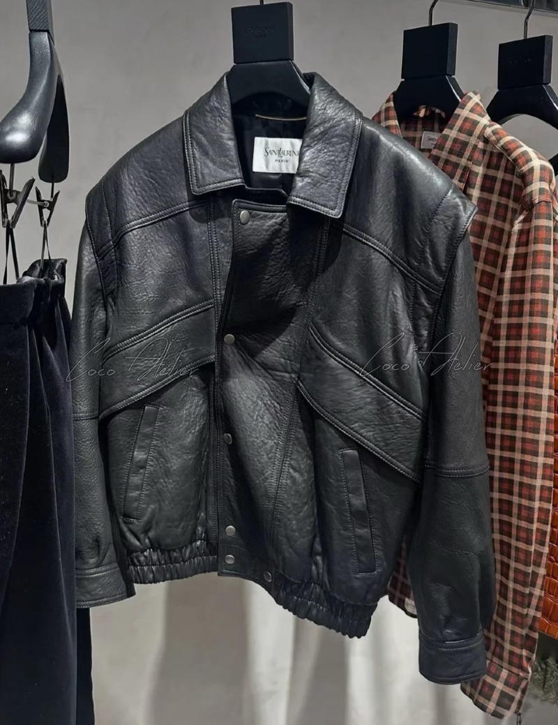 Saint Laurent 생 로랑 가죽 자켓