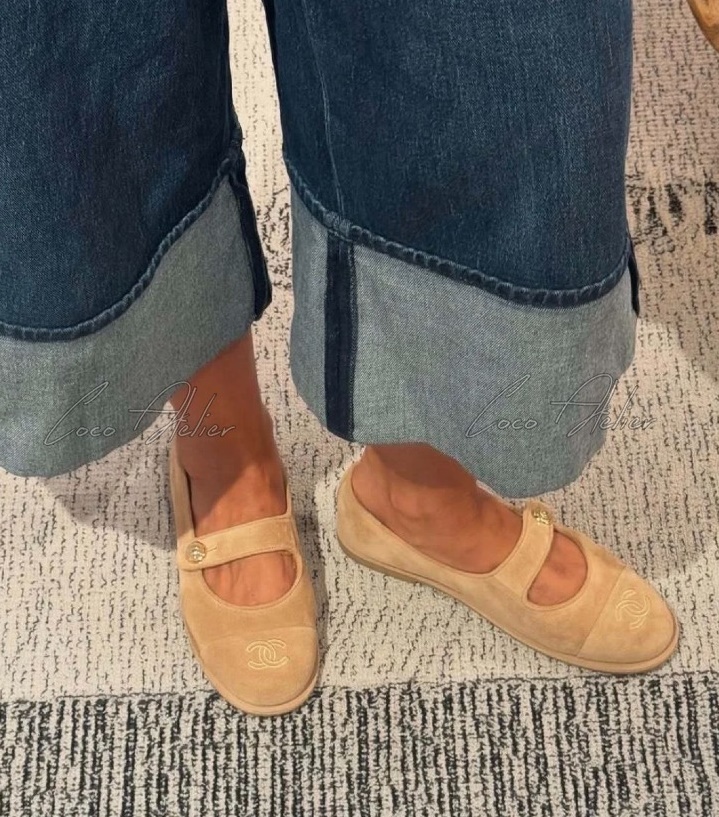 CHANEL 샤넬 모카신 메리제인 플랫