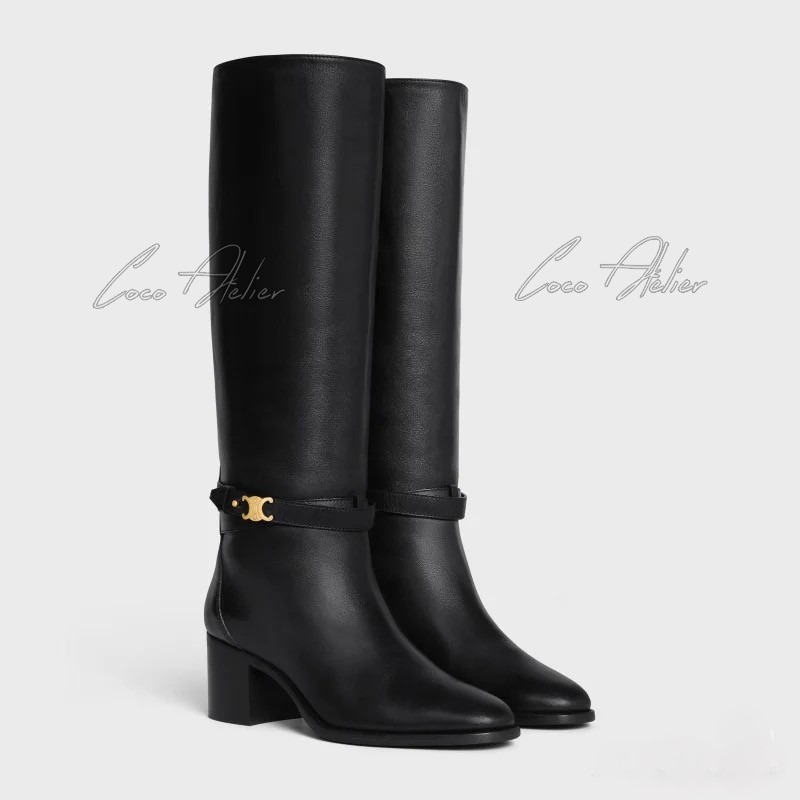 Celine 셀린느 트리오페 롱 부츠
