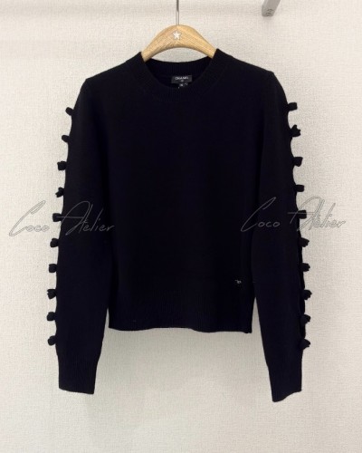 CHANEL 샤넬 리본 니트