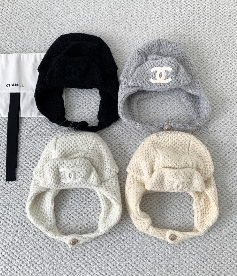 CHANEL 샤넬 트래퍼햇 비니