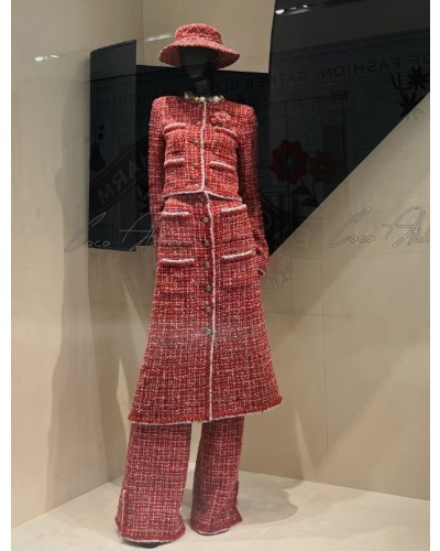 CHANEL 샤넬 트위드 팬츠