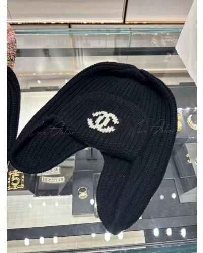 CHANEL 샤넬 캐시미어 트래퍼 햇