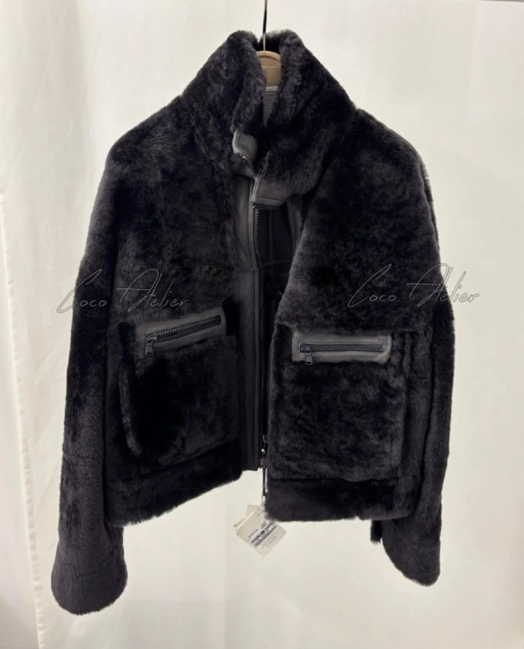 BC 브루넬로 쿠치넬리 퍼 무스탕 자켓