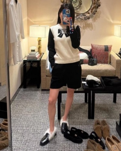 CHANEL 샤넬 리본 니트