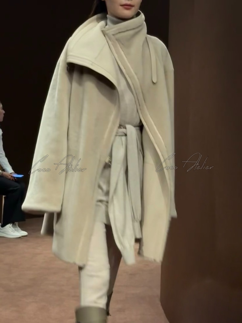 HERMES 에르메스 무스탕 코트