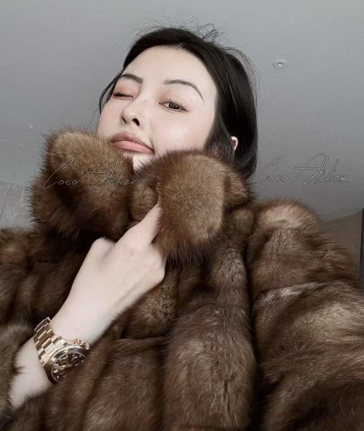 러시안 소볼 세이블 자켓