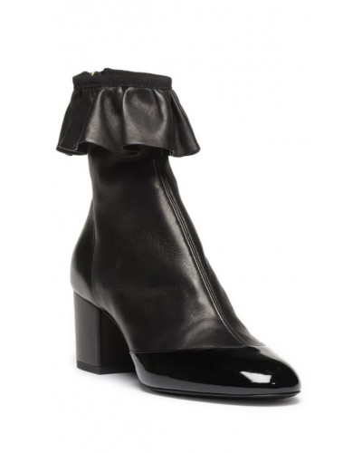 CHANEL 샤넬 리본 앵클 부츠