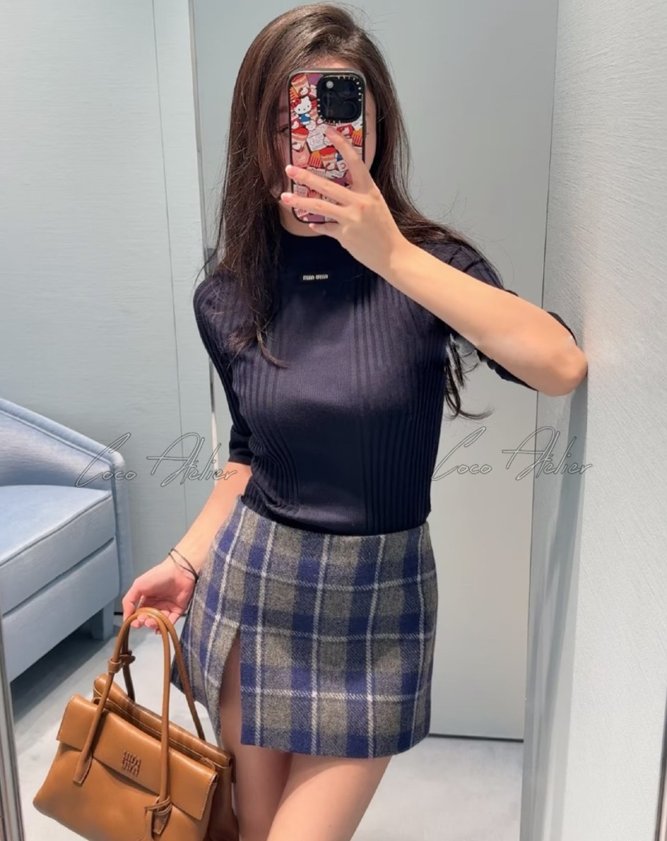 Miumiu 미우미우 반팔 니트