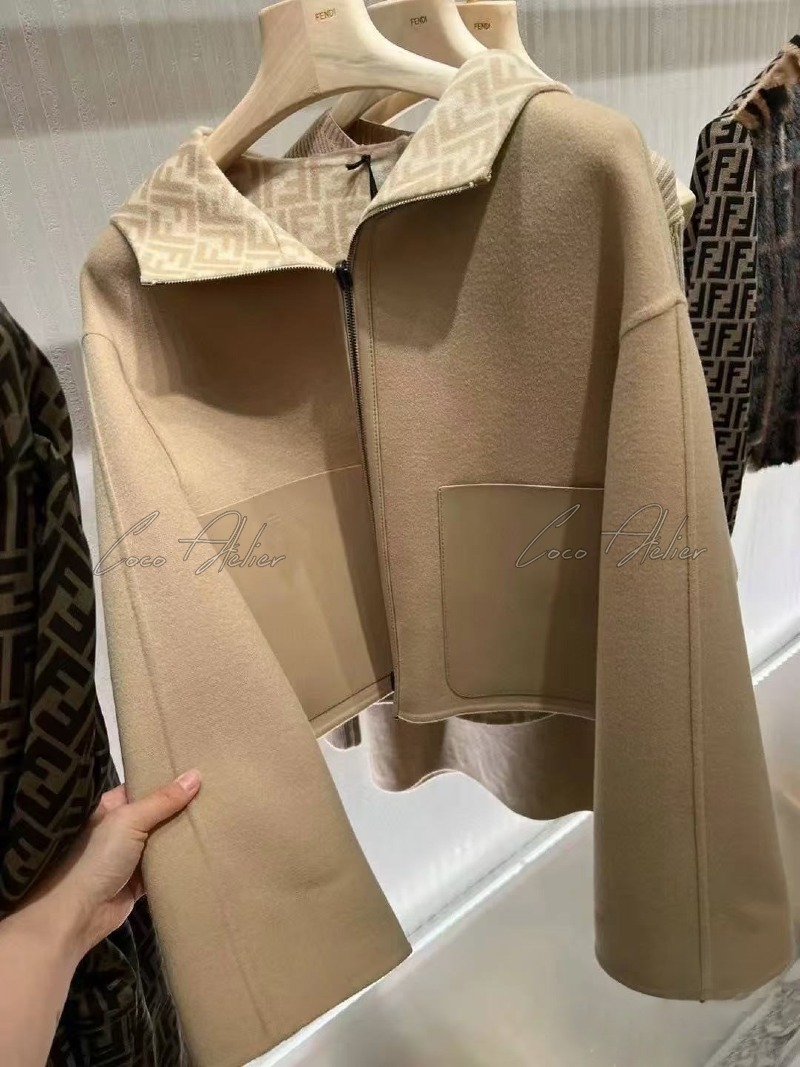 reversible hooded jacket