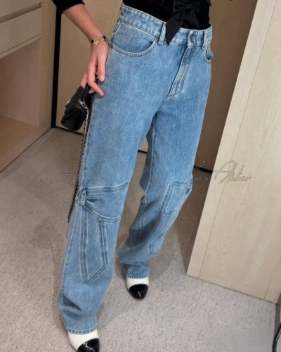 CHANEL 샤넬 데님 중청 흑청 (+2color)