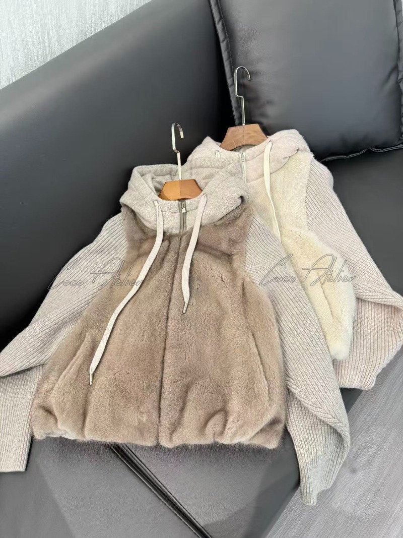 Loro Piana 로로피아나 밍크 집업