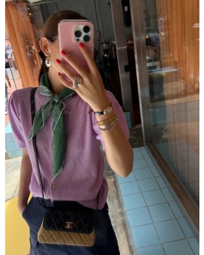 CHANEL 샤넬 스웨이드 크로스백