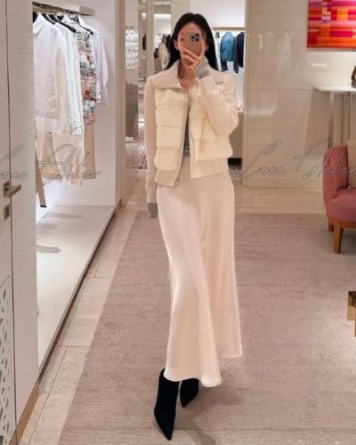 Loro Piana 로로피아나 밍크 집업