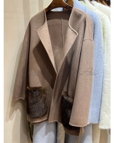 Loro Piana 로로피아나 밍크 포켓 코트(+5color)