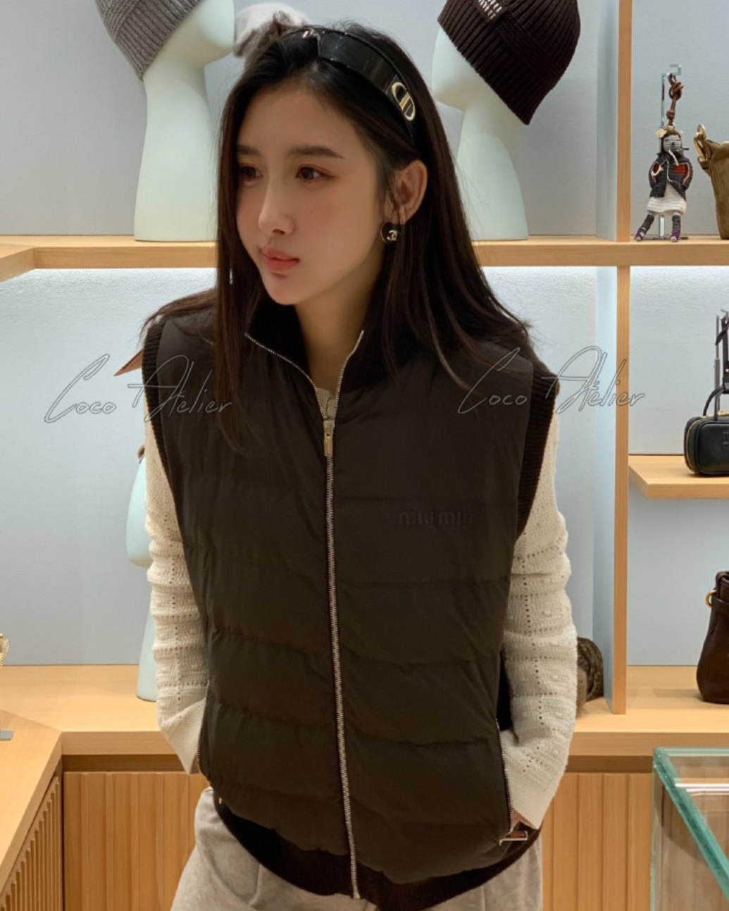 Miumiu 미우미우 경량 패딩조끼